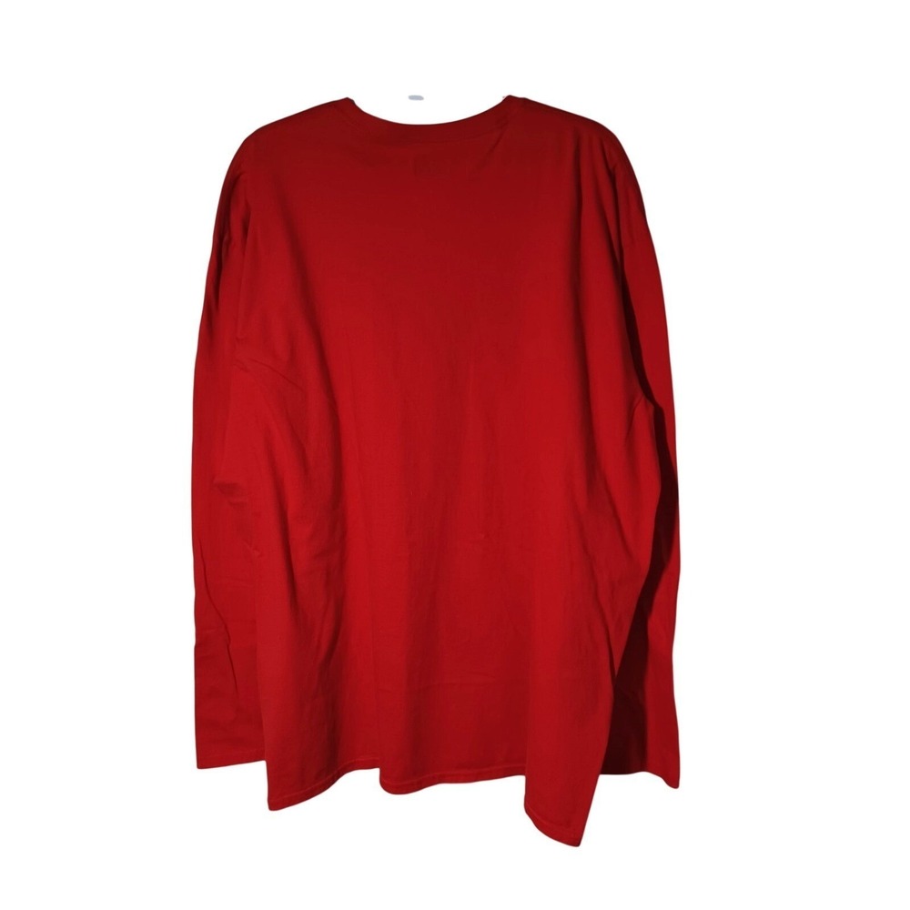 Wisconsin Badgers Red Box Seats Long Sleeve Sports Fan Shirt Mens Size 3XL - Picture 5 of 9